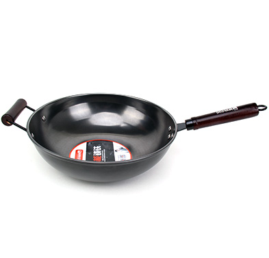 Energy saving cast iron frying pan