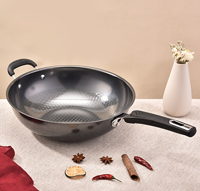 Ten layer stainless steel frying pan