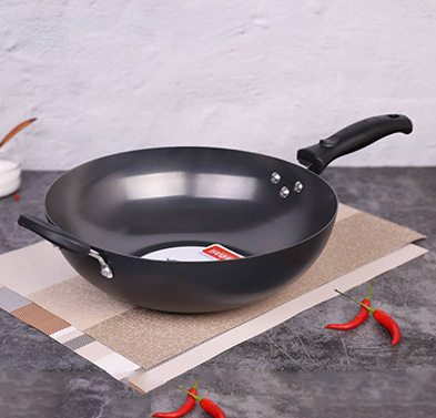 Iron cast stainless frying pan