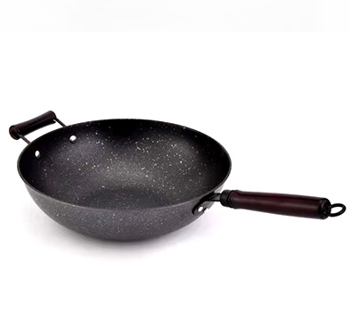 Crystal stone non stick frying pan